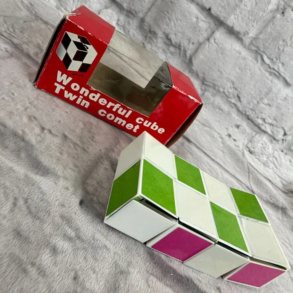 VTG Wonderful Cube Twin Comet Brain Tease Fidget Toys Made In Taiwan